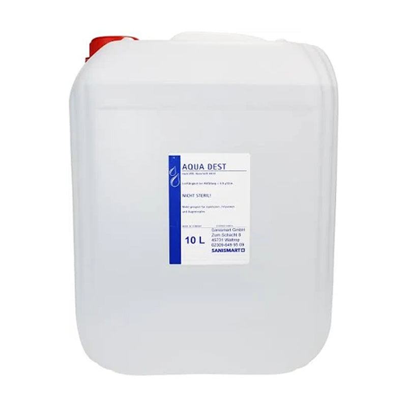 Aqua-Dest Laborwasser unsteril, 10 Liter