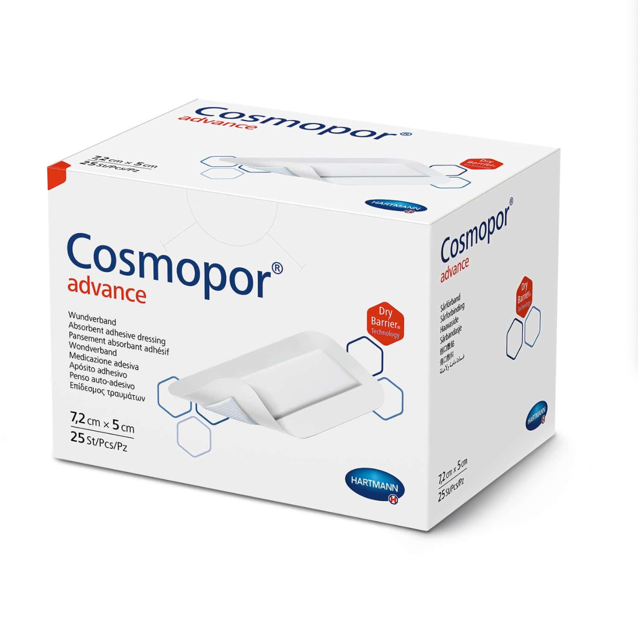 Cosmopor® Advance Wundschnellverband 7,2 x 5 cm AP25