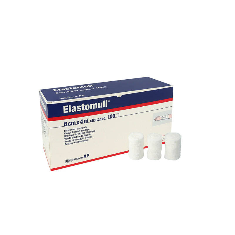 Elastomull® Fixierbinde - 6cm x 4m weiß, AP 100