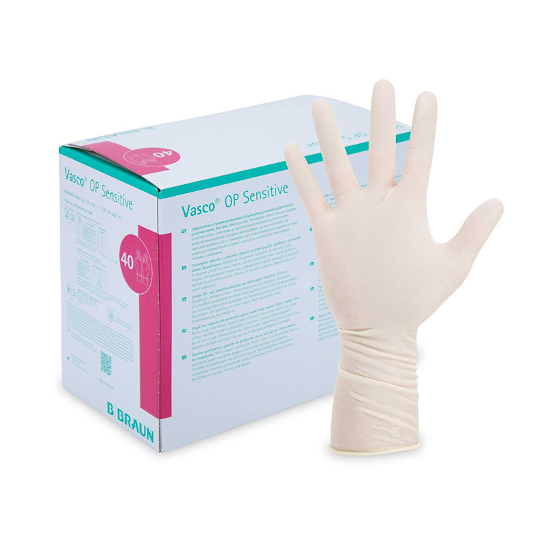 Vasco® OP Sensitive puderfrei Naturlatex AP 40 Paar
