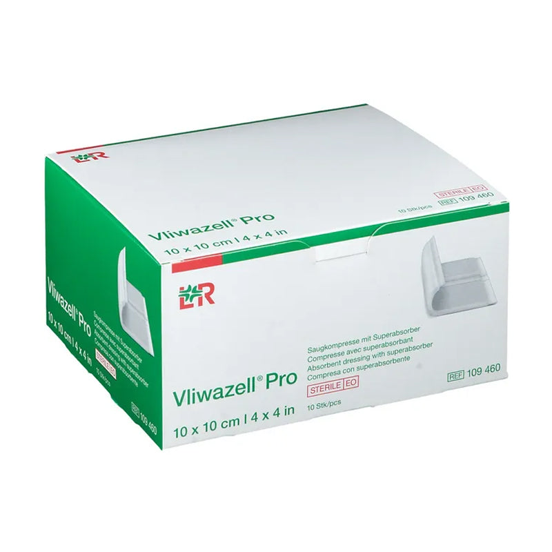 Vliwazell® Pro steril 10 x 10cm, AP 10 Stück