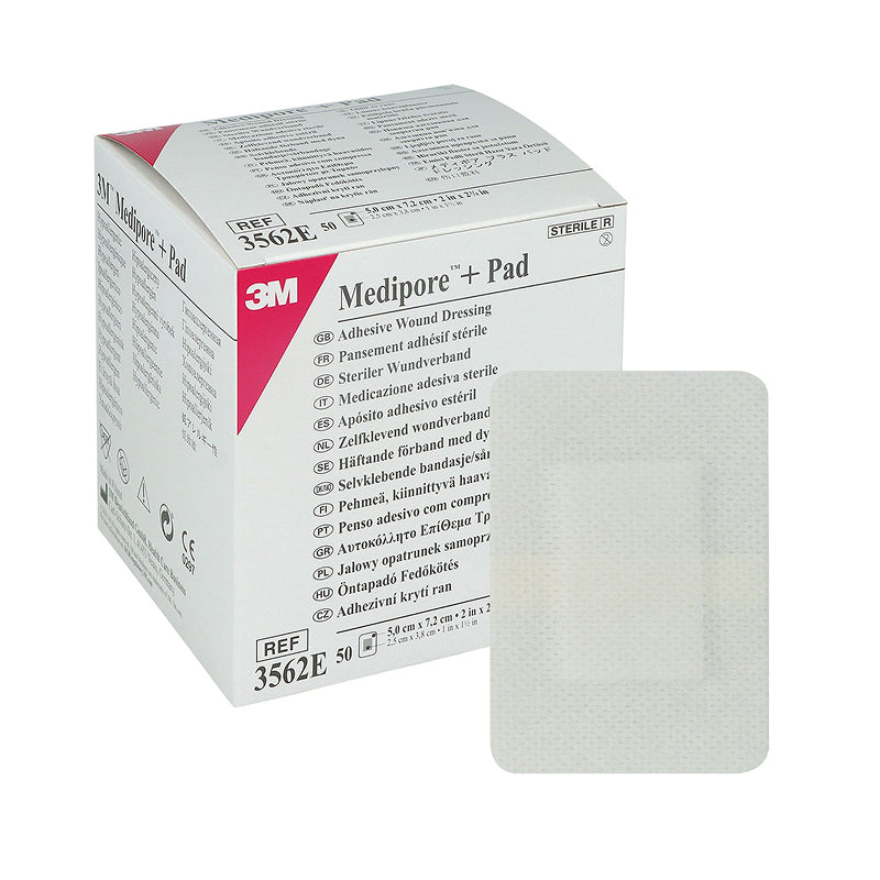 Medipore® + Pad 5 x 7,2cm steril AP 50