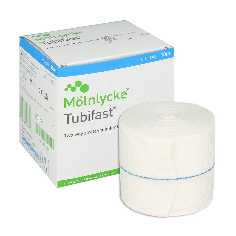 Tubifast® 2-Way Stretch blau 7,5cm x 10m elastischer Schlauchverband