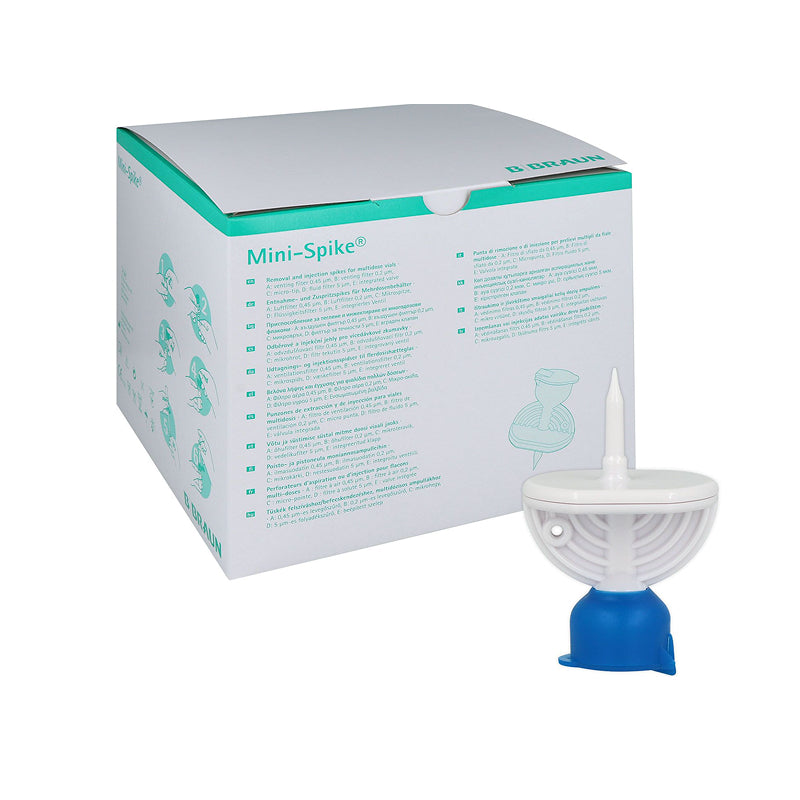 Mini-Spike blau Filter mit Ventil AP 50