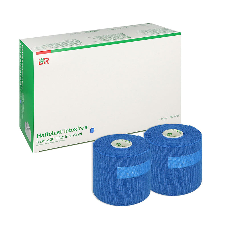 Haftelast® Kohäsive Fixierbinde LF  8cm x 20m, blau AP 6