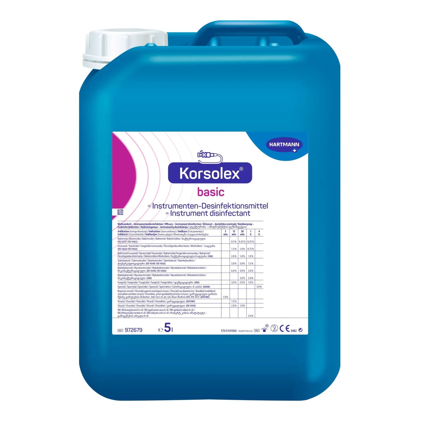 Korsolex® basic  Instrumentendesinfektion, 5 Liter