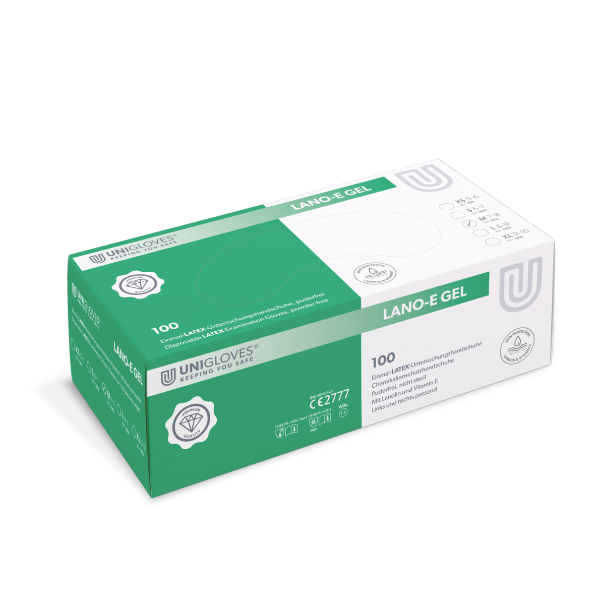 Unigloves® COMFORT Latex puderfrei AP 100
