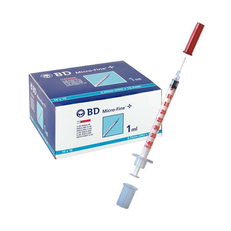 BD Micro-Fine+Insulinspritzen 40,1ml, 30G, + KanĂĽle, AP 100