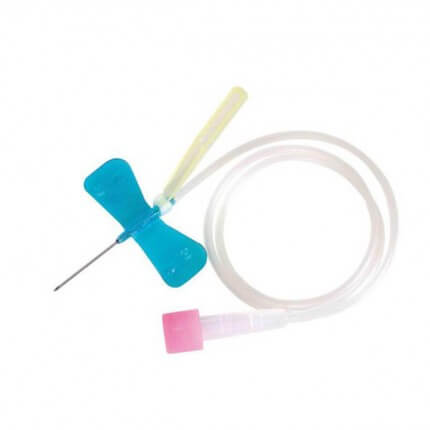 Terumo Surshield Surflo 23G blau Sicherheitsperfusionsbesteck AP 50