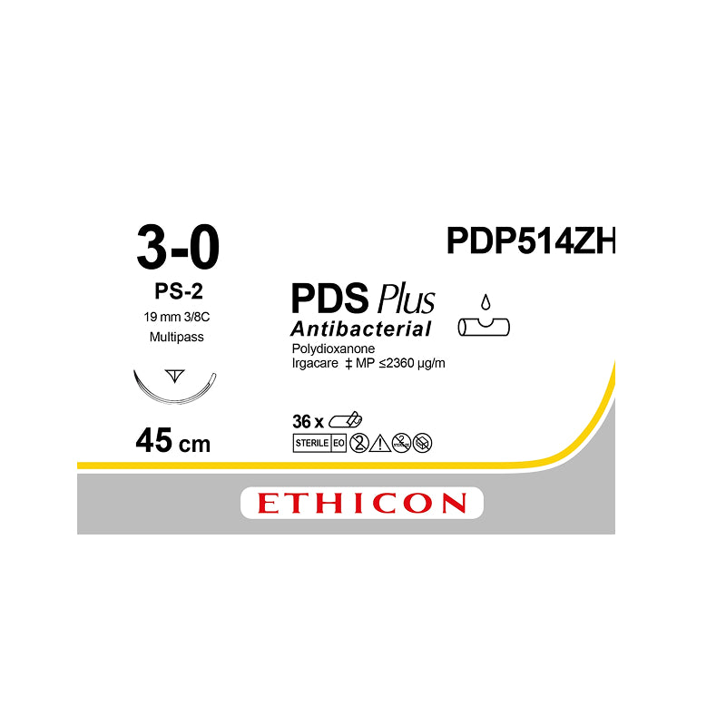 PDS® II plus violett monofil Nahtmaterial, AP 36