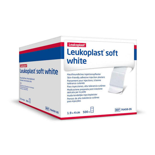 Leukoplast® soft white Injektionspflaster 1,9 x 4cm, AP 500