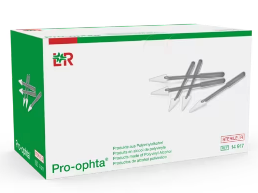 Pro-ophta Lanzett-Stieltupfer, steril, AP 5x10 Stk.