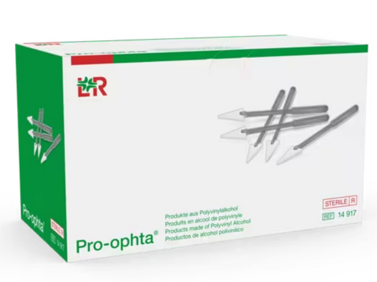 Pro-ophta Lanzett-Stieltupfer, steril, AP 5x10 Stk.