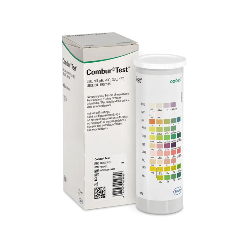 Combur 9 Test visuelle Harnteststreifen
