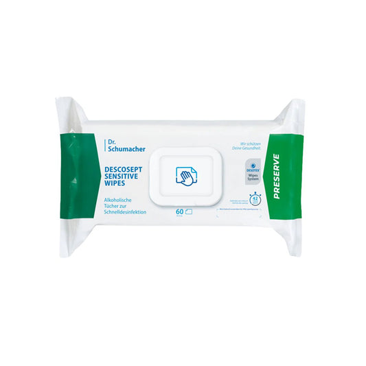 Descosept® sensitive Wipes 20cm x 22cm, 60 Tücher