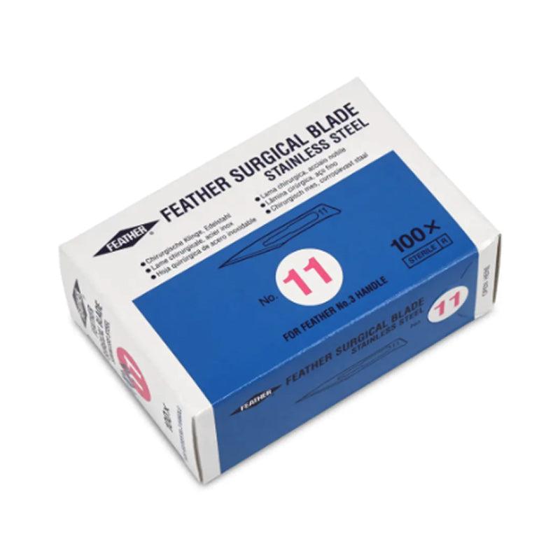 Skalpellklingen Feather Stainless Gr. 11 (201000011) AP 100