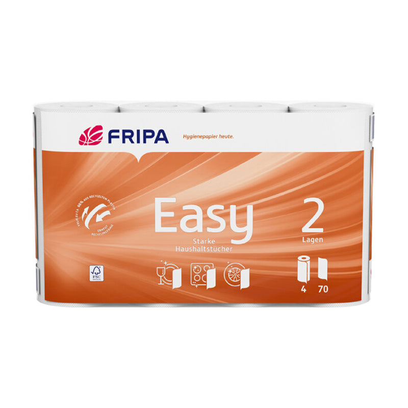 Fripa Easy Küchenrollen hochweiß, AP 4 Rollen