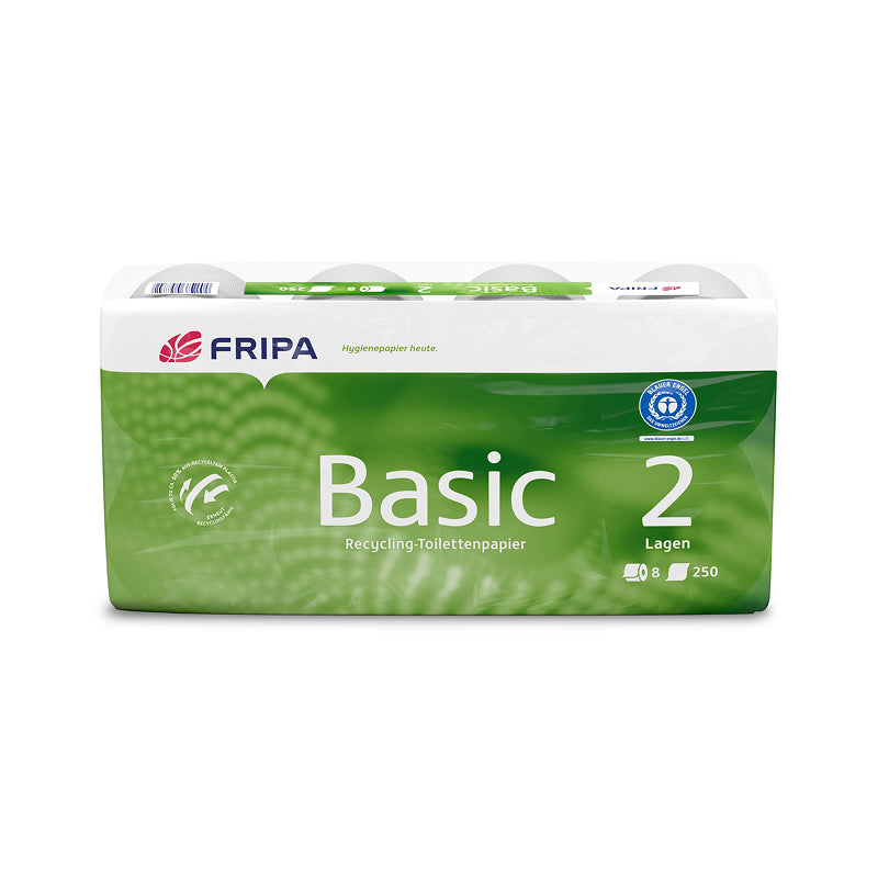 Fripa Basic Toillettenpapier weiß AP 8 Rollen