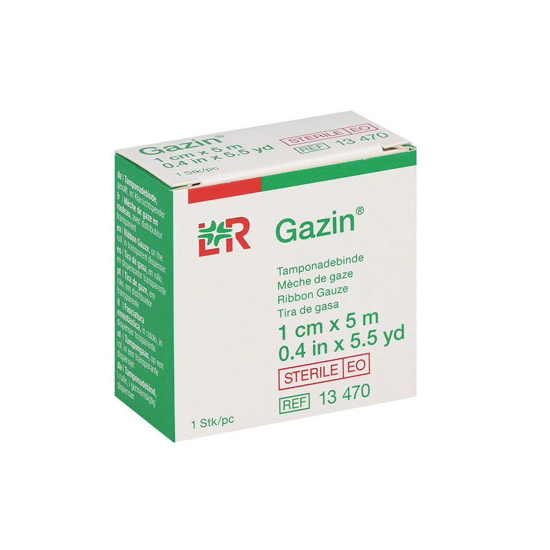 Gazin® Tamponadebinde steril, 1cm x 5m, gerollt