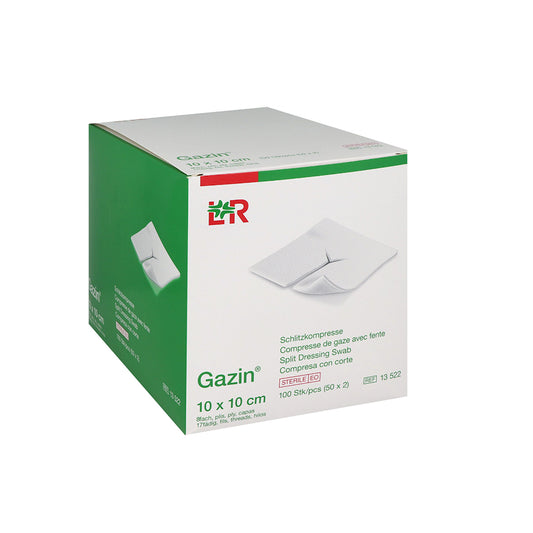 Gazin® Schlitzkompresse 7,5 x 7,5cm 8-fach, AP 100