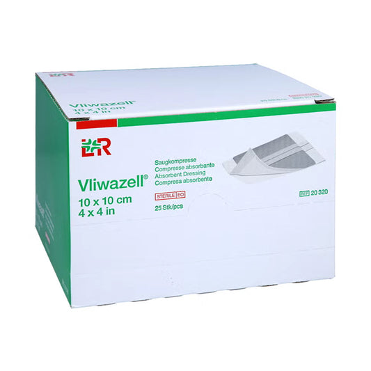 Vliwazell® Saugkompresse steril, 10 x 10cm, AP 25 Stück