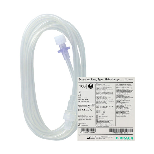 Heidelberger Verlängerung 3 x 4,1mm 140cm Luer-Lock Ansatz, AP 100