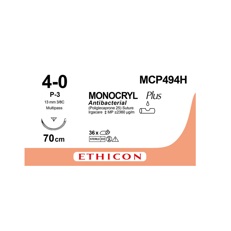 Monocryl Plus monofil Nathmaterial, AP36