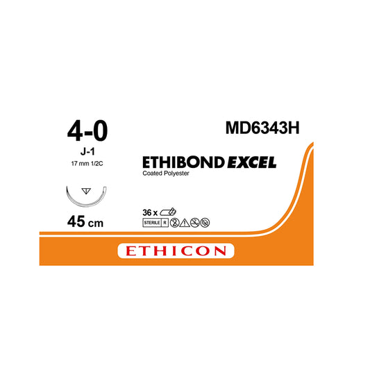 Ethibond® Excel Nahtmaterial 4-0 grün MD6343H, AP 36