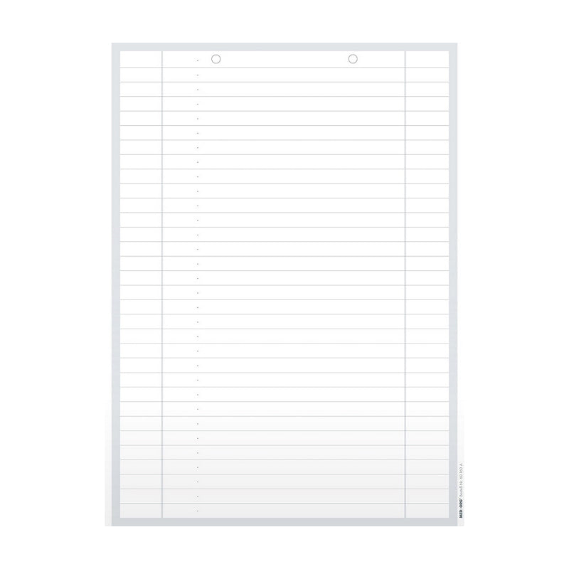 Einlegeblätter DIN A4 liniert, Zeilenabstand 8mm, AP 500