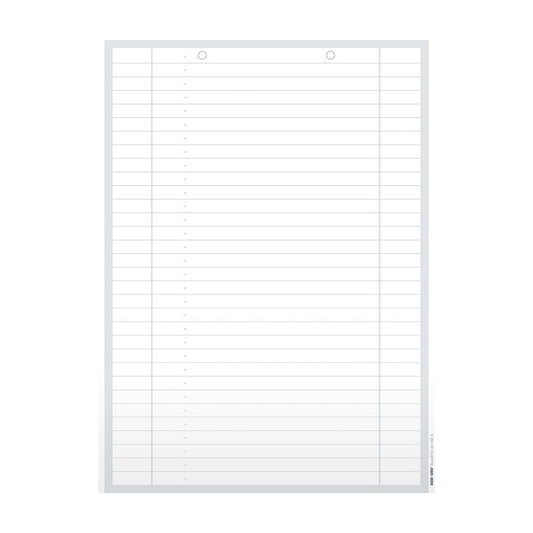 Einlegeblätter DIN A4 liniert, Zeilenabstand 8mm, AP 500