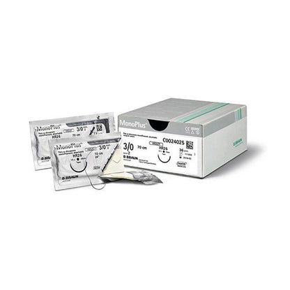 MonoPlus® monofiles Nahtmaterial violett, AP 36