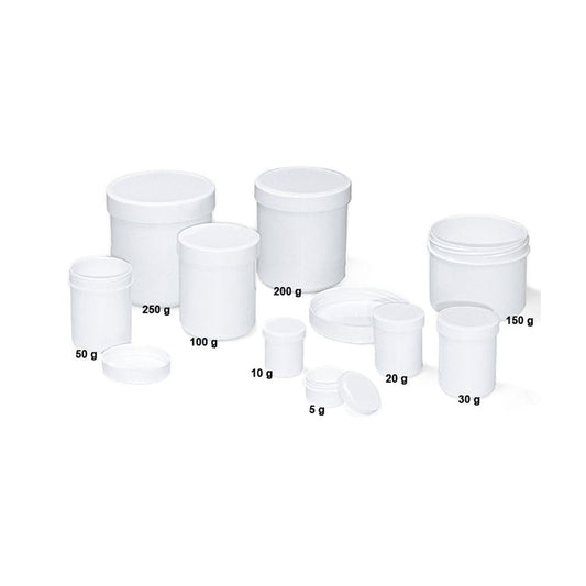 Schraub-/ Salbendose weiß Dose 5g