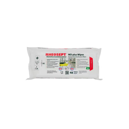 Rheosept®-WD plus Wipes alkoholfrei, 30 x 27cm 48 Tücher