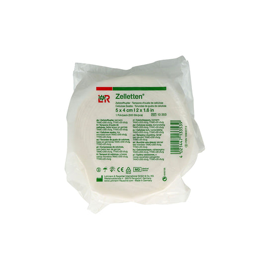 Zelletten® Zellstofftupfer 4 x 5cm, AP 2 Rollen je 500