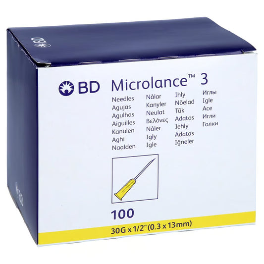 BD Microlance 30G x 13mm, 0,3mm gelb, AP 100
