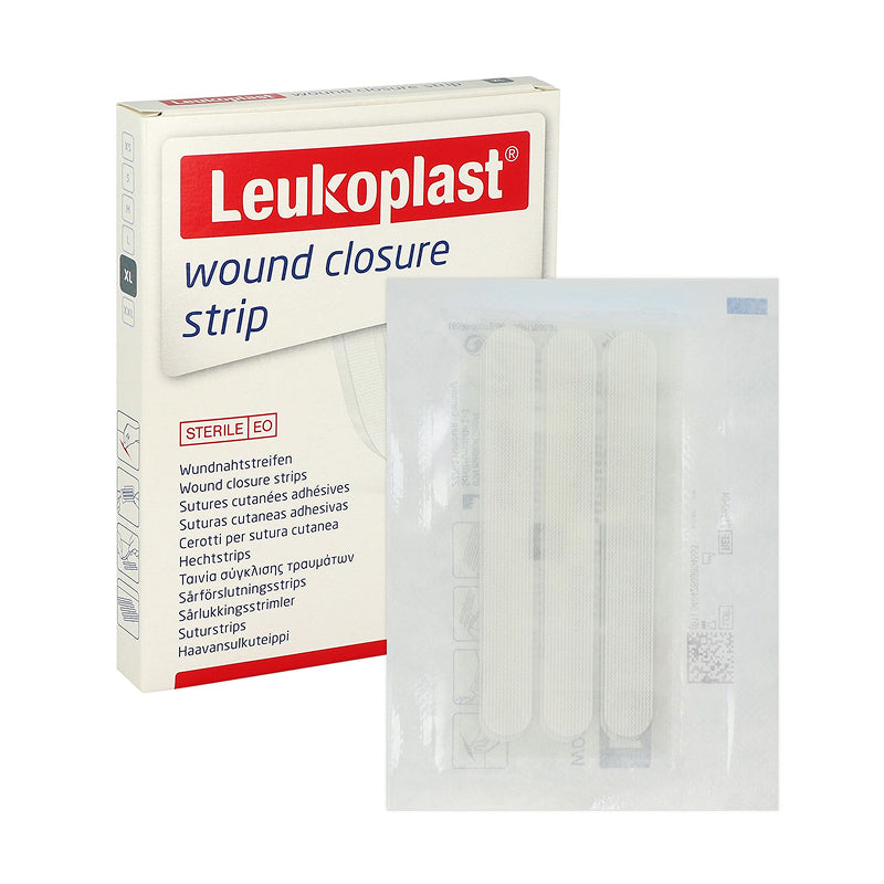 Leukoplast® Wound Closure Strip weiß, steril 12×100 mm,  AP 10 x 6 Streifen