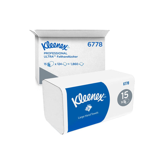 Kleenex® Ultra Handtücher 2-lagig weiß AP 15 x 124