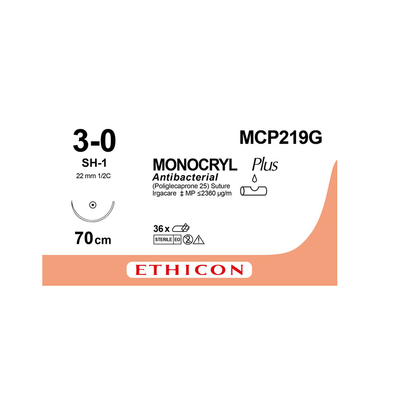 Monocryl Plus monofil Nathmaterial, AP36