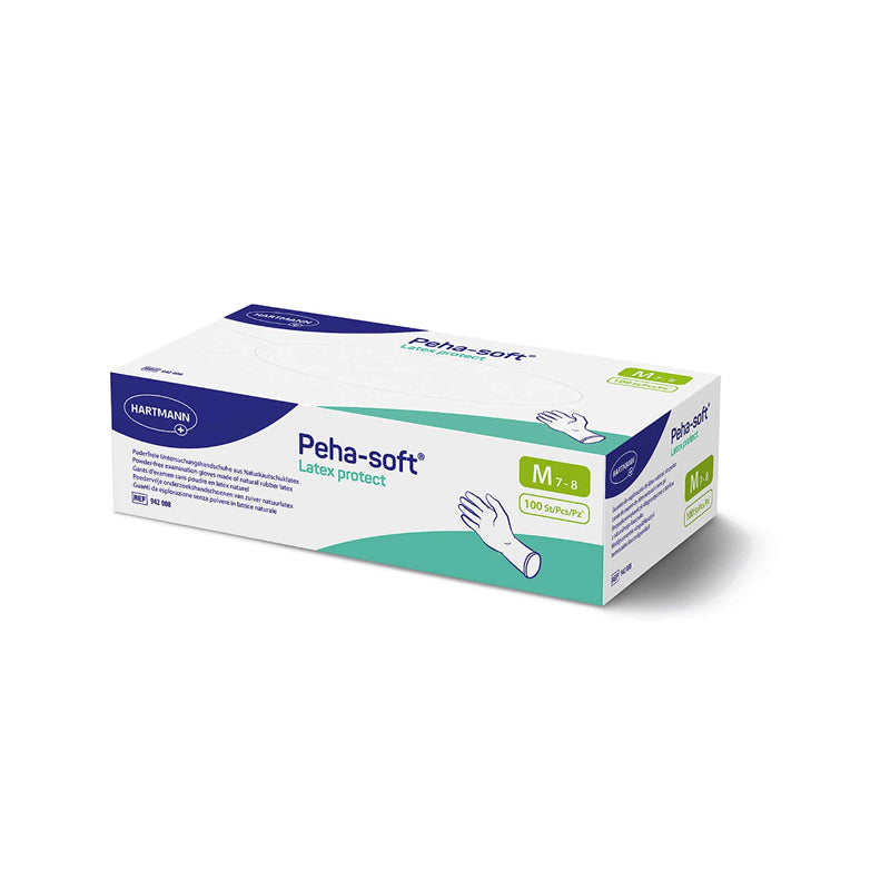Untersuchungshandschuhe Peha-soft Latex protect, AP 100