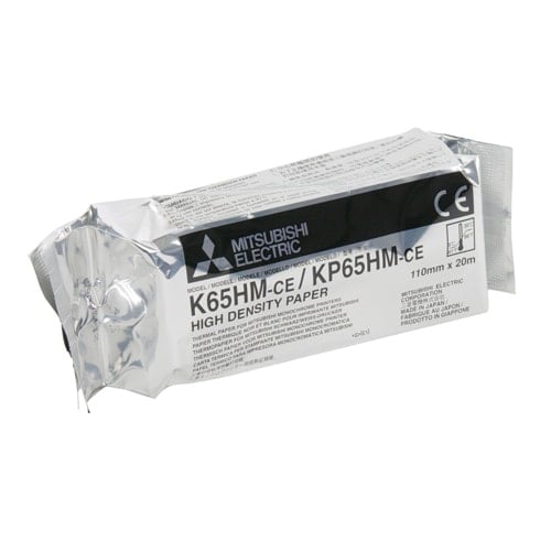 Printerpapier Mitsubishi b/w K-65HM 110mm x 20m