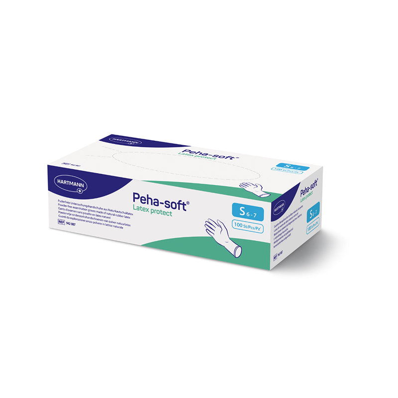 Untersuchungshandschuhe Peha-soft Latex protect, AP 100