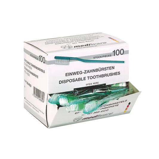 Mediware Einmal-Zahnbürsten ohne Zahnpulver AP 100